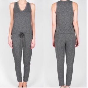 Anthropologie Dolan T-shirt gray jogger jumpsuit size XS